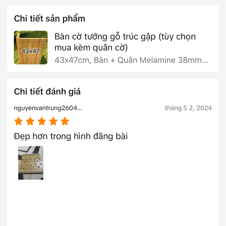 Đánh giá từ khách hàng