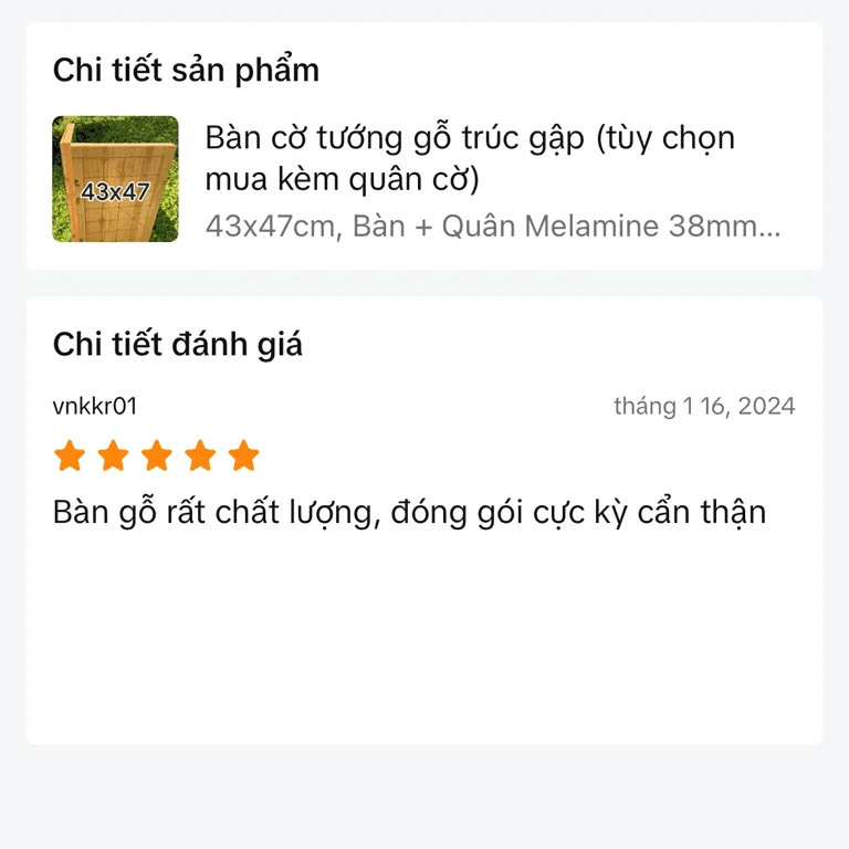 Đánh giá từ khách hàng